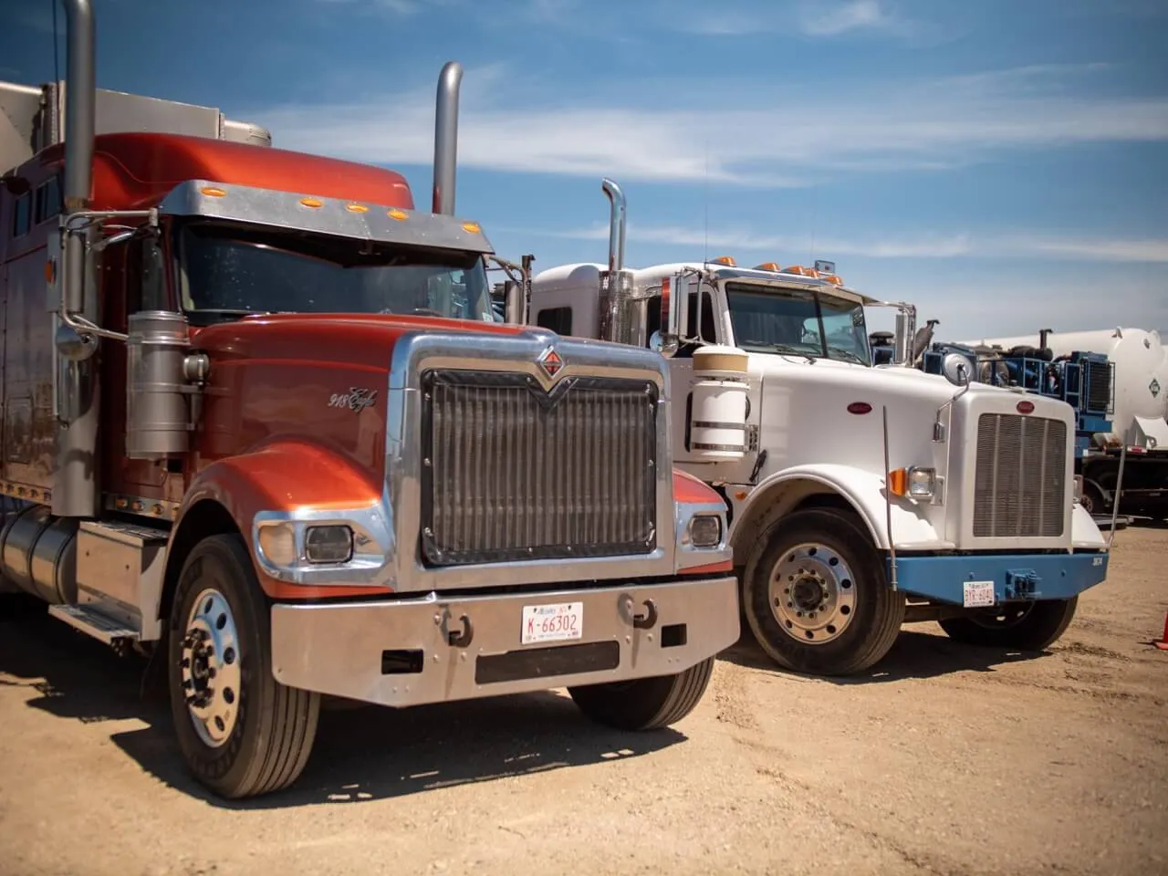 Long Haul Heavy Truck for large cargo.